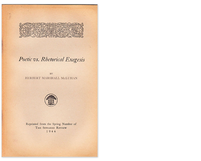 Poetic vs. Rhetorical Exegesis